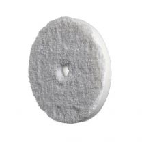 CarCare24.be - 9.MF130S, RUPES D-A ULTRA FINE MICROFIBER POLISHING PAD WHITE 130MM